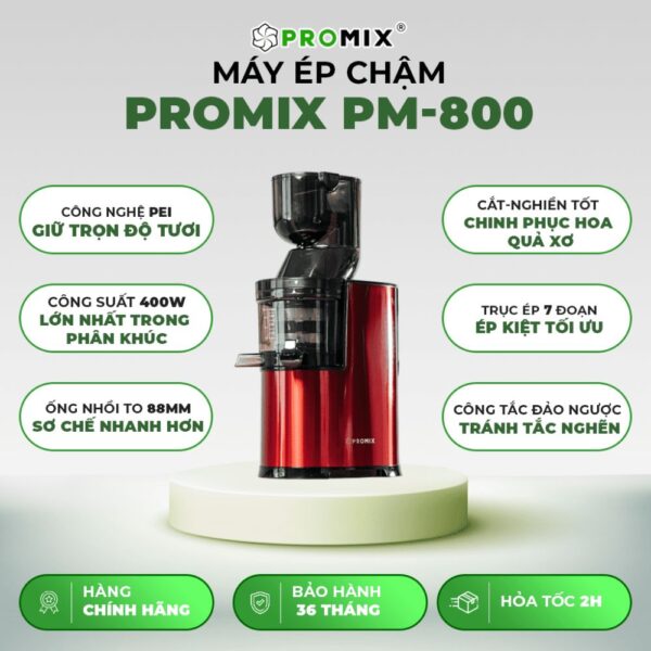máy ép chậm promix pm-800