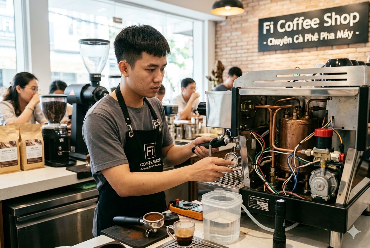 Tại sao máy pha cà phê không ra nước hoặc chảy chậm?