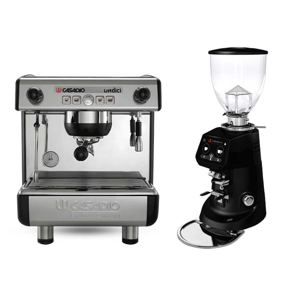 Top 5 Dòng Máy Pha Cà Phê Cho Quán Take-away Được Ưa Chuộng Nhất Tại TP.HCM Năm 2026 Combo casadio 1gr va fiorenzato f64v2