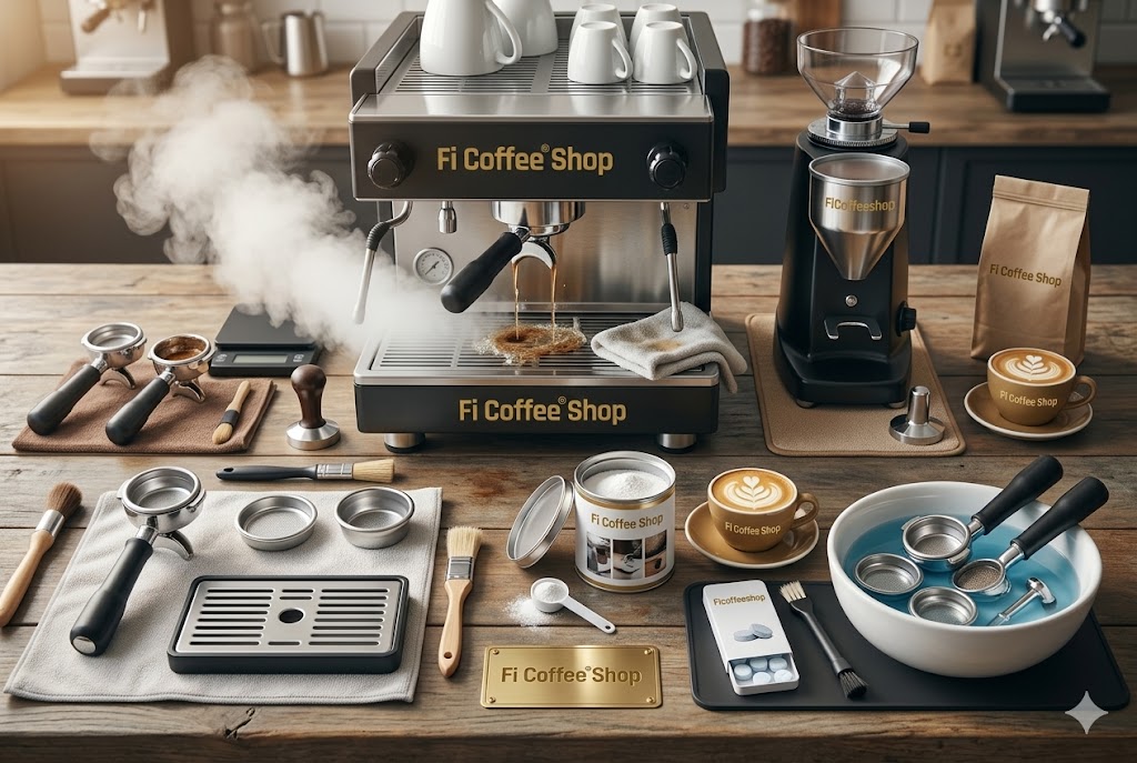 Quy trình vệ sinh máy pha cà phê