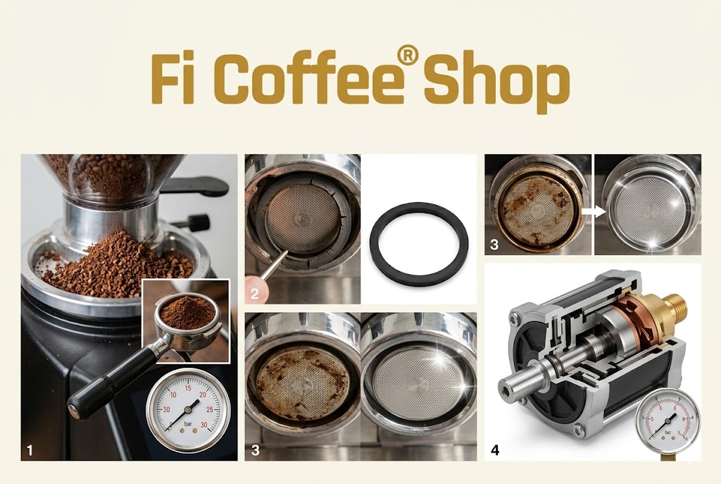 4 Nguyên nhân khiến máy pha cà phê bị tụt áp và cách xử lý