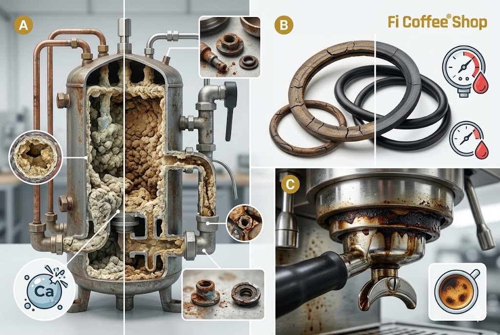 Bảo trì máy pha cà phê sau 6 tháng