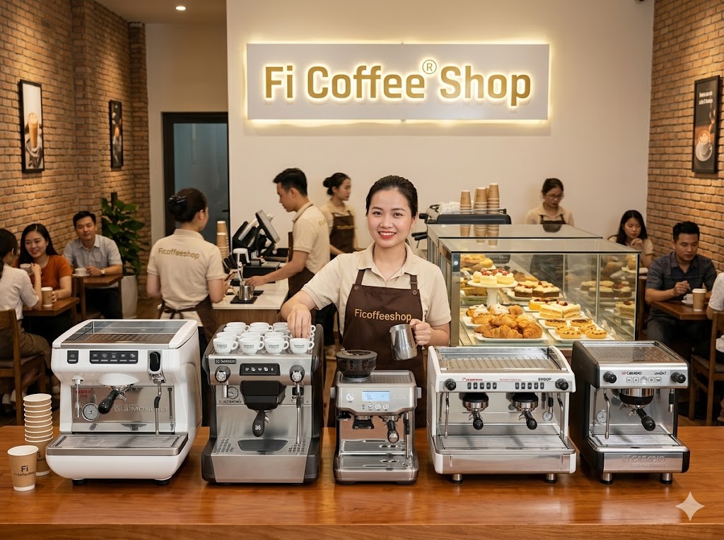 Ficoffeeshop máy pha cà phê