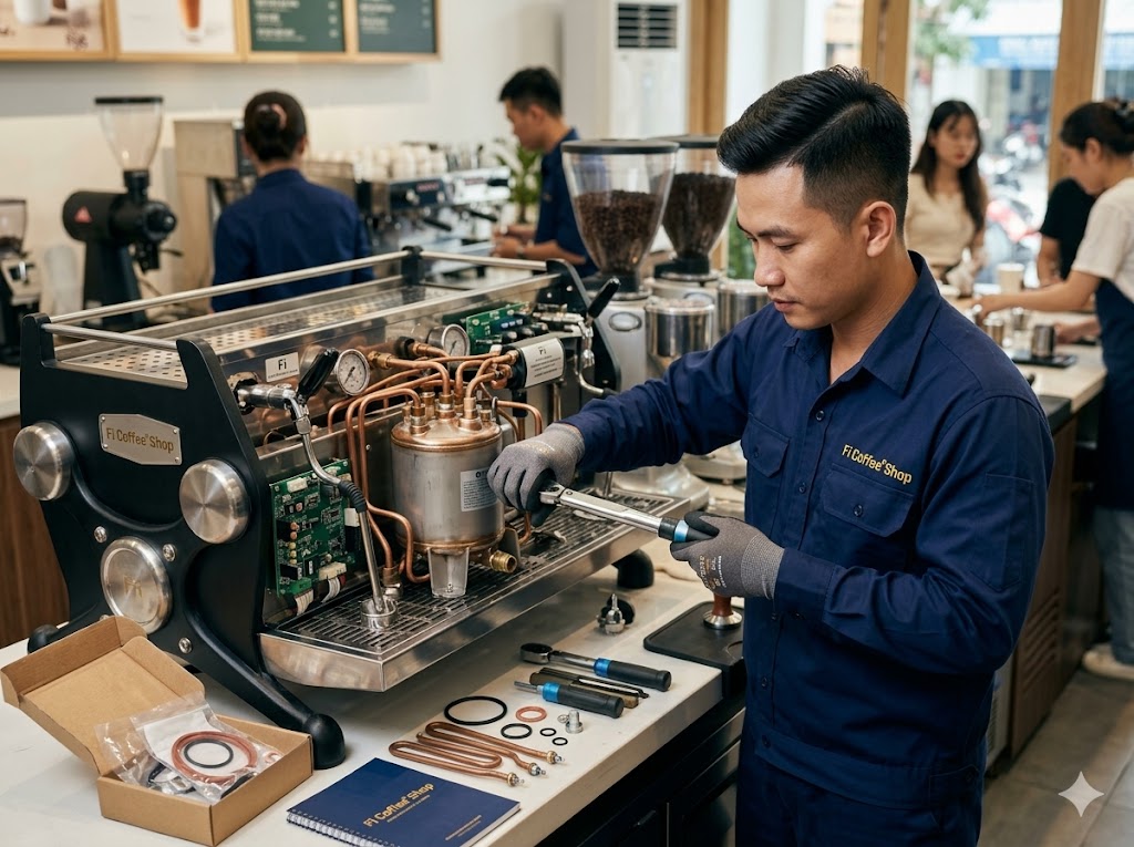 Bảo trì máy pha cà phê