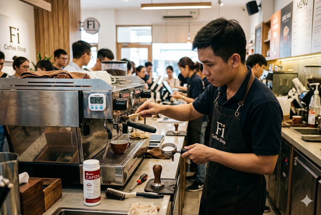 Cách Khắc Phục Máy Pha Cà Phê Bị Nghẹt, Chảy Chậm Sau 5 Phút 1 1