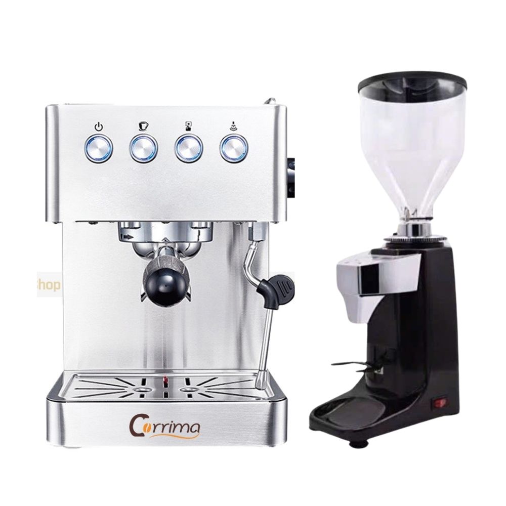 Top 5 Máy Pha Cà Phê Espresso Mini Sang Xịn Cho Căn Hộ Cao Cấp Quận 7 Combo Corrima CRM 3005E Va CRM 021 1