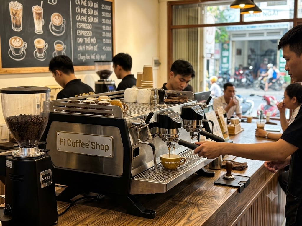 Máy pha cà phê tại Quãng Ngãi