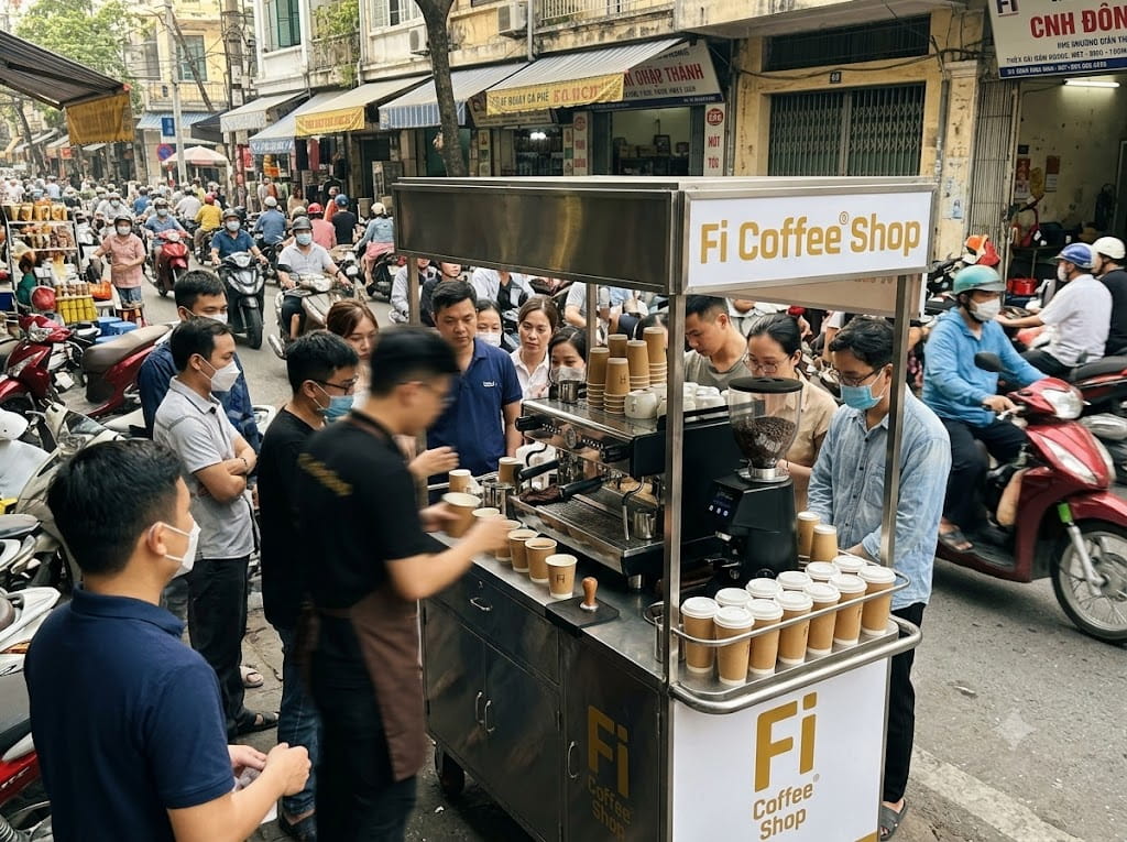 Xe Quầy Cà Phê